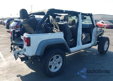 2018 Jeep Wrangler Jk Unlimited Sport S 4X4 из США, поврежденный, VIN 1C4BJWDG8JL873852